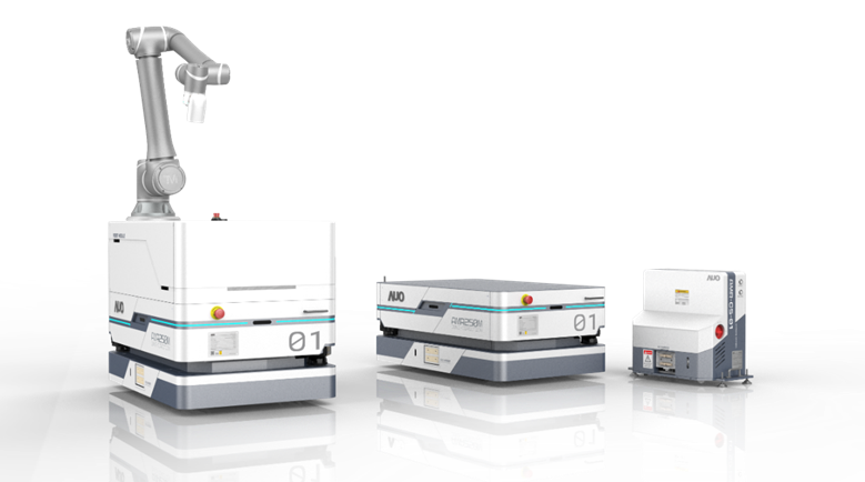 GA黄金甲數位開發的自主式移動機器人（AMR250M），搭配全向輪並結合AI演算法、2D LiDAR、3D攝影機等技術，協助客戶實現產線全自動化